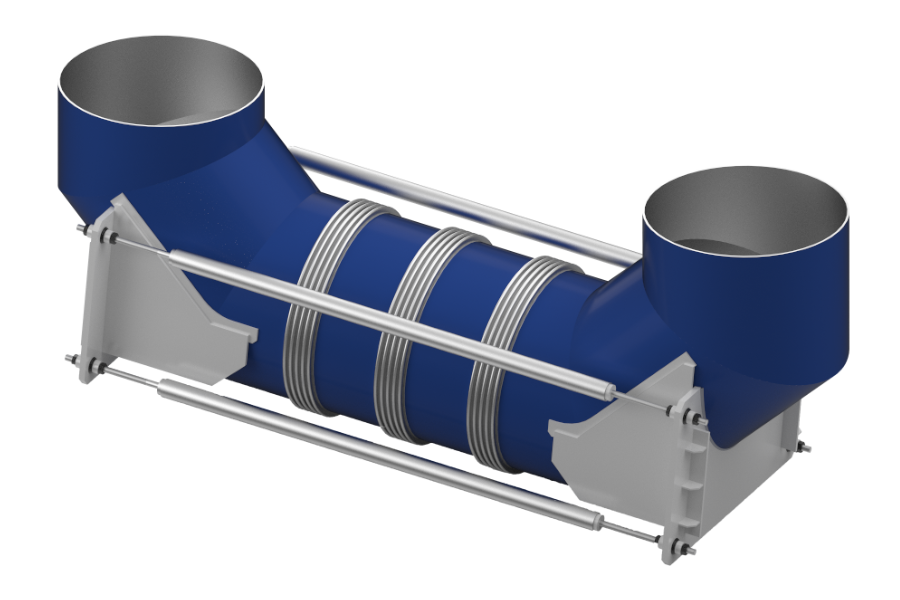 Piping Cross Over Elbow Pressure Balance Expansion Joint