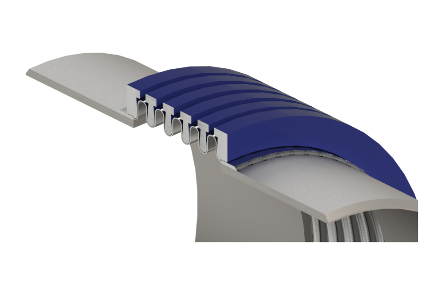 Reinforced Expansion Joint - Cut Section